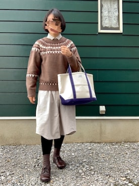 Noahさん（レディース・160cm）の冬コーディネート