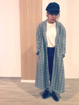 「SEVENDAYS=SUNDAY（セブンデイズサンデイ）のアイテム（帽子）」を使った、マナティさん（レディース・152cm）の夏コーディネート