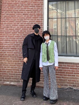 ネクタイを使った 古着 のレディース人気ファッションコーディネート Wear