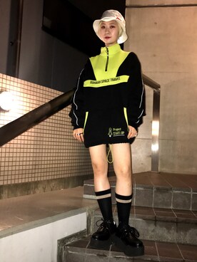 「L.H.P（エルエイチピー）のアイテム（スウェット）」を使った、オダジマ ミユキ【LHP WOMEN】さん（レディース・160cm）の秋コーディネート