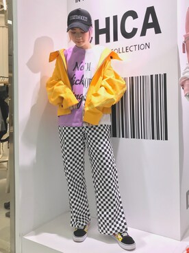 「ila（アイラ）のアイテム」を使った、オダジマ ミユキ【LHP WOMEN】さん（レディース・160cm）の冬コーディネート