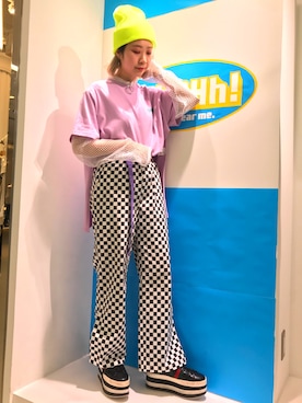 「ila（アイラ）のアイテム」を使った、オダジマ ミユキ【LHP WOMEN】さん（レディース・160cm）の夏コーディネート