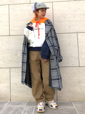 「Chica（チカ）のアイテム（ジャケット/アウター）」を使った、オダジマ ミユキ【LHP WOMEN】さん（レディース・160cm）の秋コーディネート