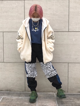「whiteland」｜「アイテム（ブルゾン）」を使った、オダジマ ミユキ【LHP WOMEN】さん（レディース・160cm）の秋コーディネート