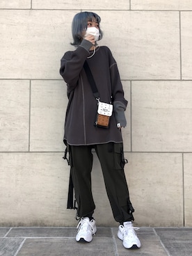 「Ctr1（コントロール）のアイテム（トップス）」を使った、オダジマ ミユキ【LHP WOMEN】さん（レディース・160cm）の冬コーディネート