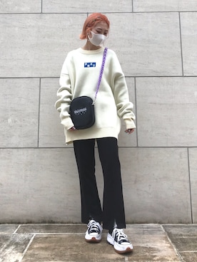 「Ctr1（コントロール）のアイテム（パンツ）」を使った、オダジマ ミユキ【LHP WOMEN】さん（レディース・160cm）の春コーディネート