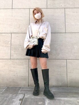 「RESPIRO（レスピロ）のアイテム」を使った、オダジマ ミユキ【LHP WOMEN】さん（レディース・160cm）の春コーディネート