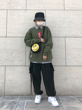 「black eye patch」｜オダジマ ミユキ【LHP WOMEN】さん（レディース・160cm）の春コーディネート