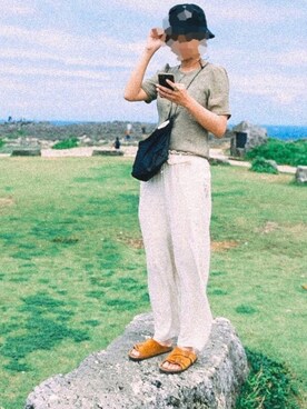 「シャーベットカラー」｜nonononさん（レディース・163cm）の夏コーディネート