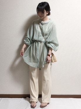 ERIKAさん（レディース・152cm）の夏コーディネート