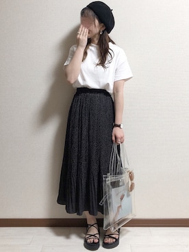 「mel（メル）のアイテム（バッグ）」を使った、ERIKAさん（レディース・152cm）の夏コーディネート