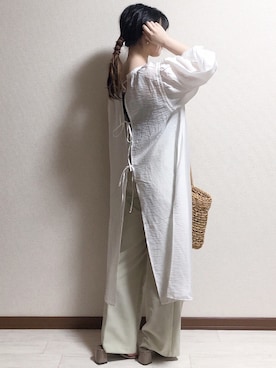 「fd style（エフディ スタイル）のアイテム（バッグ）」を使った、ERIKAさん（レディース・152cm）の夏コーディネート