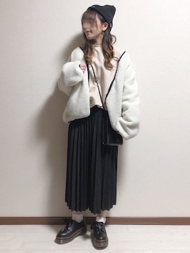 「mel（メル）のアイテム（バッグ）」を使った、ERIKAさん（レディース・152cm）の秋コーディネート