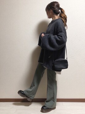 「mel（メル）のアイテム（トップス）」を使った、ERIKAさん（レディース・152cm）の秋コーディネート