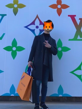 「ソックススニーカー」｜「アイテム（腕時計）」を使った、まこさん（メンズ・167cm）の冬コーディネート