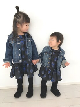 ioioさん（キッズ・90cm）の冬コーディネート