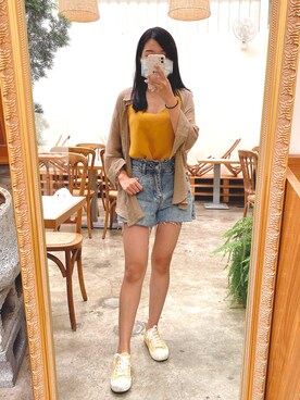 「no brand（ノーブランド）のアイテム（PC・スマホグッズ/家電）」を使った、Anni 🇹🇼さん（レディース・158cm）の秋コーディネート