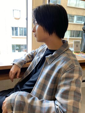 「FACTOTUM（ファクトタム）のアイテム（ジャケット/アウター）」を使った、上野一稀さん（メンズ・174cm）の春コーディネート
