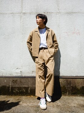 「ラブアンドピース2020」｜上野一稀さん（メンズ・173cm）の秋コーディネート