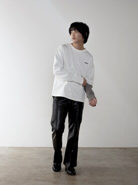 上野一稀さん（メンズ・173cm）の秋コーディネート