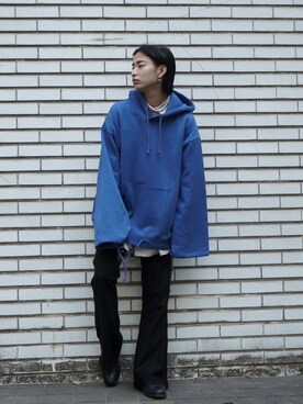 上野一稀さん（メンズ・173cm）の春コーディネート