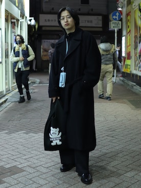 「VICTIM（ヴィクティム）のアイテム（ジャケット/アウター）」を使った、上野一稀さん（メンズ・173cm）の春コーディネート