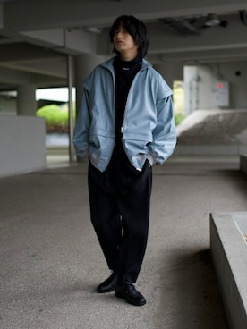 上野一稀さん（メンズ・173cm）の春コーディネート