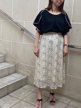 marinaさん（レディース・156cm）の夏コーディネート