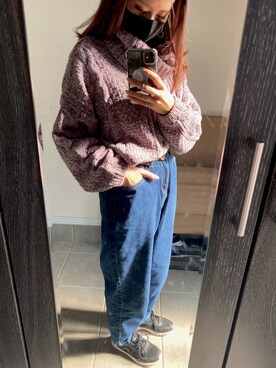 「MAD（マッド）のアイテム」を使った、ayachi..さん（レディース・151cm）の冬コーディネート