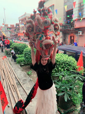 「HOMEMADEのアイテム」を使った、christing，jjさん（レディース・160cm）の春コーディネート