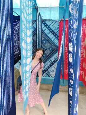 「HOMEMADEのアイテム」を使った、christing，jjさん（レディース・160cm）の夏コーディネート