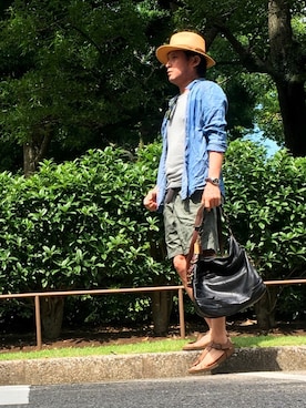 *shu*さん（メンズ・171cm）の夏コーディネート