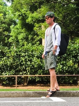 *shu*さん（メンズ・171cm）の夏コーディネート