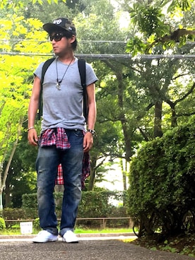 「High Sierra（ハイシエラ）のアイテム」を使った、*shu*さん（メンズ・171cm）の秋コーディネート