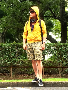 「High Sierra（ハイシエラ）のアイテム」を使った、*shu*さん（メンズ・171cm）の秋コーディネート