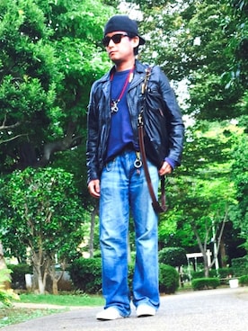 Coach コーチ のショルダーバッグを使ったメンズ人気ファッションコーディネート Wear