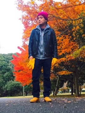 「ALTERNATIVE APPAREL（オルタナティブアパレル）のアイテム」を使った、*shu*さん（メンズ・171cm）の秋コーディネート