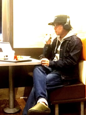 「SKULL CANDY（スカルキャンディ）のアイテム」を使った、*shu*さん（メンズ・171cm）の春コーディネート