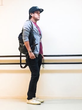 「COACH」｜「アイテム（財布/小物）」を使った、*shu*さん（メンズ・171cm）の秋コーディネート