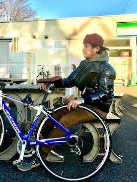 「URBAN RESEARCH（アーバンリサーチ）のアイテム（ダウンジャケット/コート）」を使った、*shu*さん（メンズ・171cm）の冬コーディネート