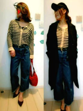 「Chic Muse（シックミューズ）のアイテム」を使った、saya ☆ さん（レディース・162cm）の春コーディネート