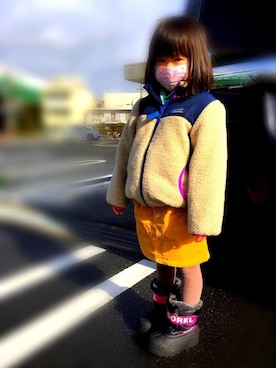 「ソレル」｜「アイテム（ジャケット/アウター）」を使った、y＆kanonさん（キッズ・110cm）の冬コーディネート