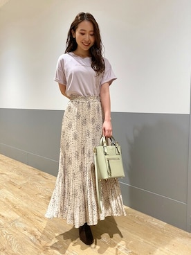 「バッグ」｜「アイテム（ブーティ）」を使った、JILL by JILL STUART STAFFさん（レディース・155cm）の秋コーディネート