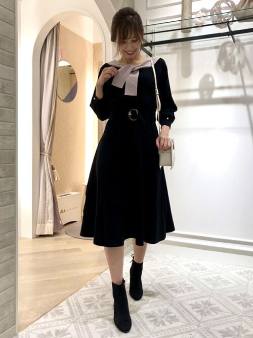 信頼 ジルバイジルスチュアート バックタイニットワンピース ワンピース Www Cecop Gob Mx