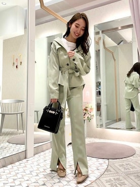 「JILL by Jillstuart」｜「アイテム（ブルゾン）」を使った、JILL by JILL STUART STAFFさん（レディース・155cm）の冬コーディネート