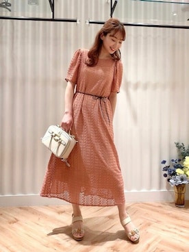 「JILL by JILL STUART（ジルバイジルスチュアート）のアイテム」を使った、JILL by JILL STUART STAFFさん（レディース・157cm）の春コーディネート