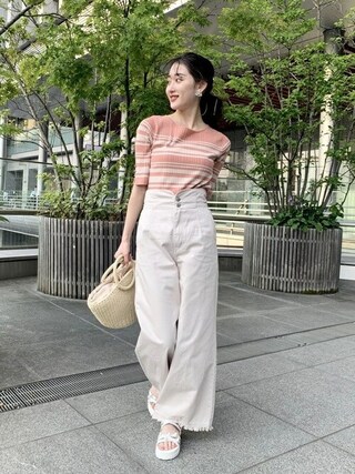 JILL by JILL STUART サークルハンドルペーパーカゴバッグ JILL by JILL STUART（ジルバイジルスチュアート）の