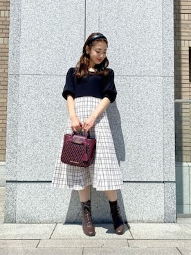 「JILL by JILL STUART（ジルバイジルスチュアート）のアイテム」を使った、JILL by JILL STUART STAFFさん（レディース・152cm）の秋コーディネート