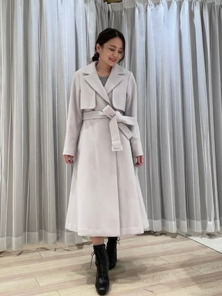 ジルバイジルスチュアート ライトモッサウールコート