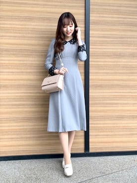 「襟付きワンピース」｜JILL by JILL STUART STAFFさん（レディース・166cm）の冬コーディネート